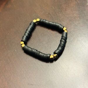 Clay bead bracelet